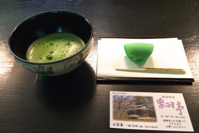 Matcha and sweets