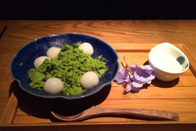 Matcha shaved ice