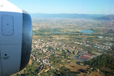 Approaching Florence Airport