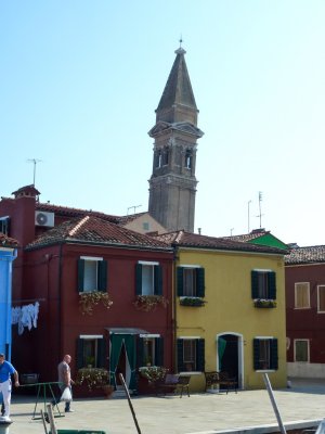 Leaning tower of Burano