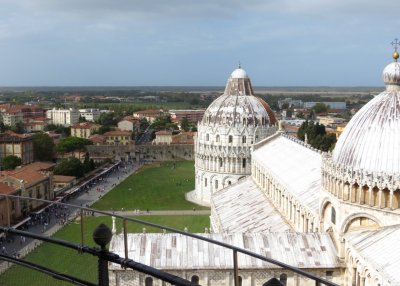 Pisa viewed from top of the Leaning Tower