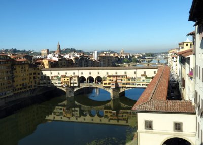Ponte Vecchio viewed from Uffizi Gallery