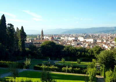 View from Giardino di Boboli (in Palazzo Pitti)