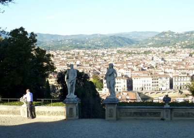 view from Giardino di Boboli