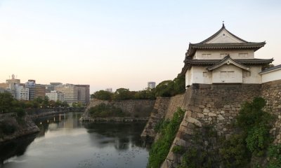 Osaka Castle - Sengan Turret and West Outer Moat