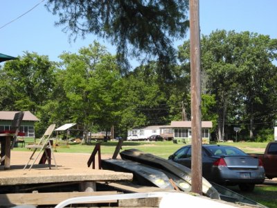 stopping for gas at an old fishing camp