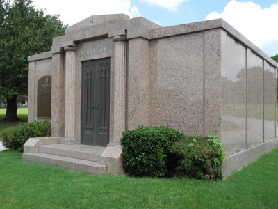 Similiar to New Orleans, this cemetery feathers many small above ground family muesoleums