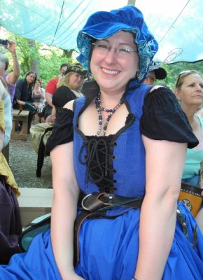 Bethany has got an evil glint. could it be.... is that a tiny little bump?