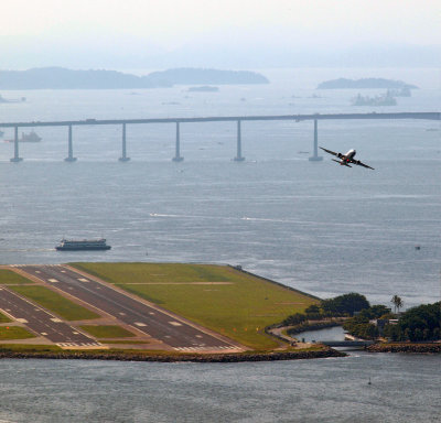Taking Off from Rio Runway