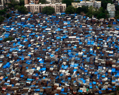 Mumbai Airport Slum