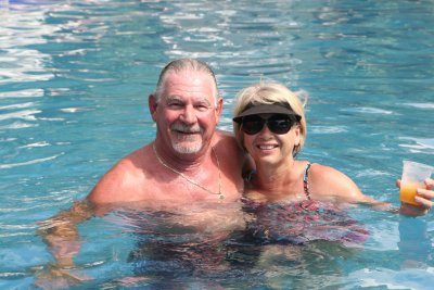 Larry & Karen pool