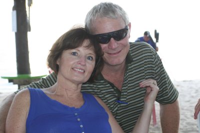 Joe & Karri at Beach dinner