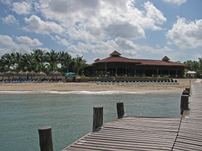 Occidental beach from Dive pier
