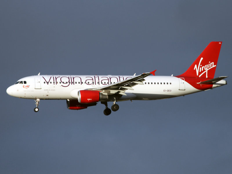 Great light with dark clouds behind, LHR for 27R