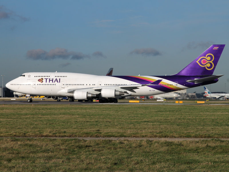 B747-400  HS-TGF