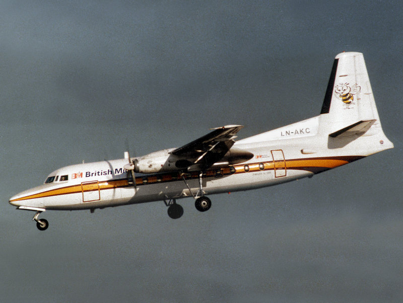 Fokker FK-27 LN-AKC