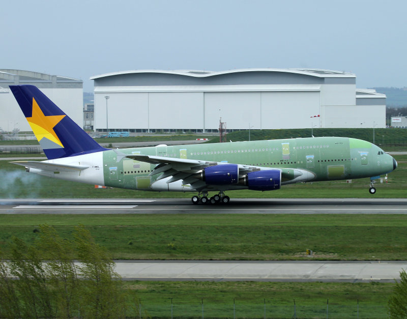 Possibly her first ever flight..@ TLS