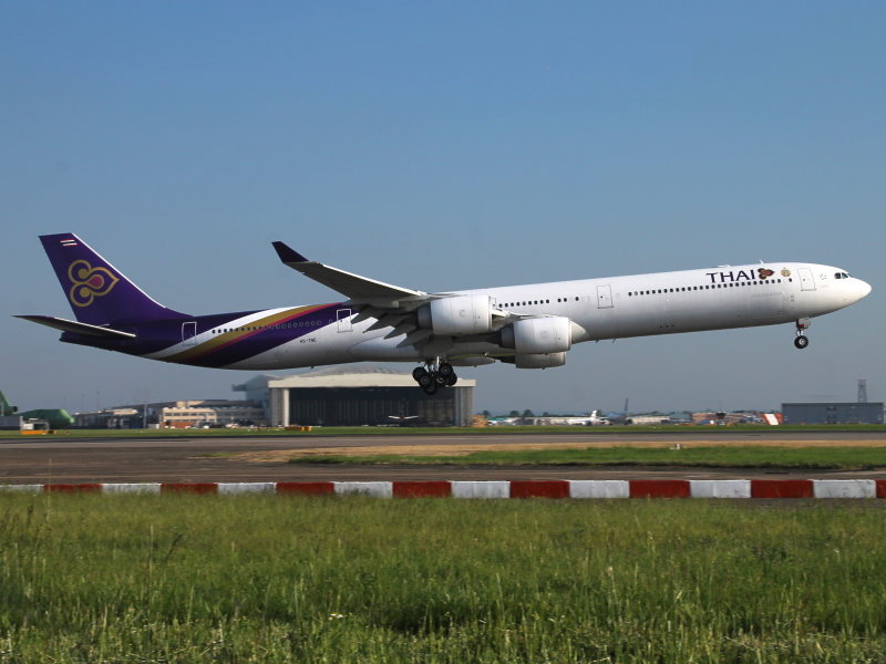 Nearing touchdown on 27R at LHR