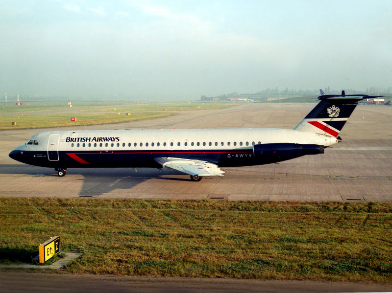 G-AWYV BAE111-501 