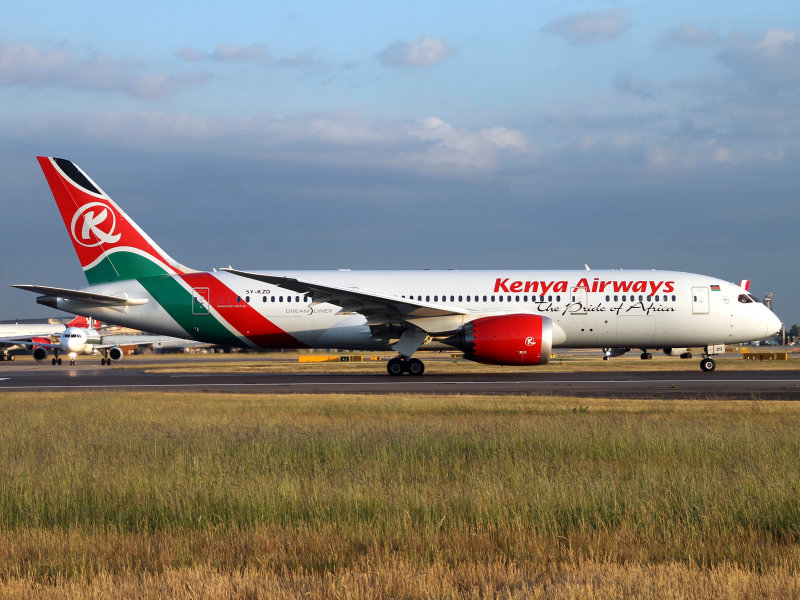 Rolling from 27R at Heathrow