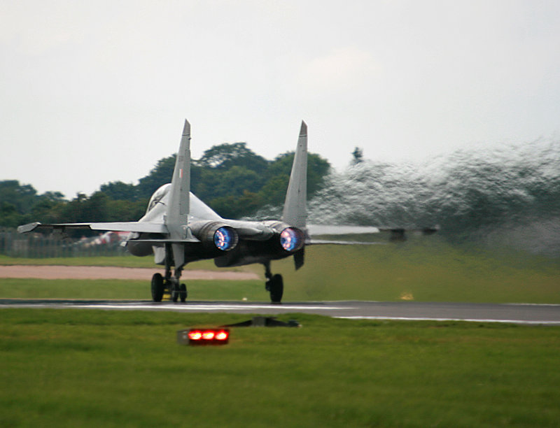 Departing Fairford