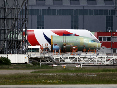 A380  Fin G-XLEE  