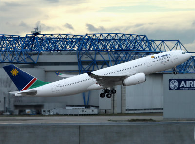 Test flight from Toulouse