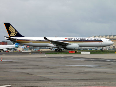 at Toulouse departing for her test flight..