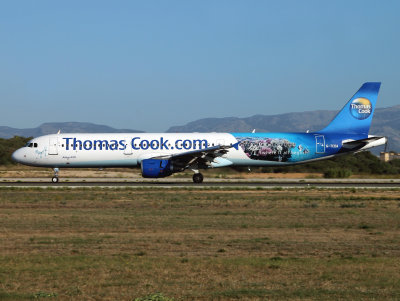 Egypt promotional livery, Palma on 24L