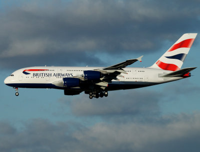 Afternoon service from LAX for 27R at Heathrow