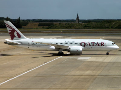 at Brussels, during her scheduled service arrival from Doha.