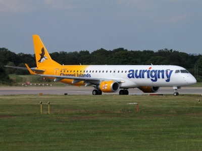 Aurigny's first ever jet aircraft! I milestone in the fleet..
And also in the new livery going onto Gatwick's 08R