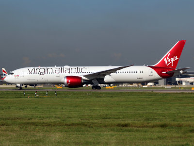 On 27L @ LHR/EGLL, my first ever ground shot of a Virgin 787..