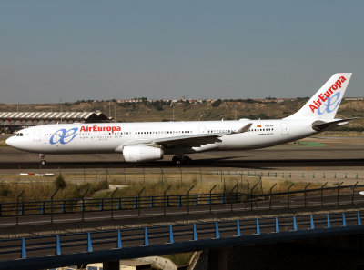 Stretched A330 at Madrid..