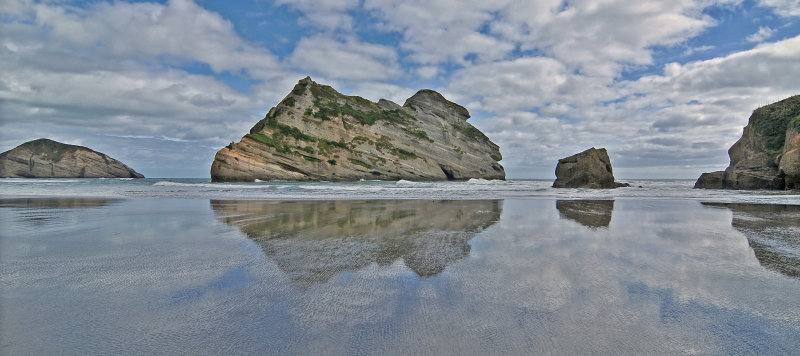 Wharariki Beach