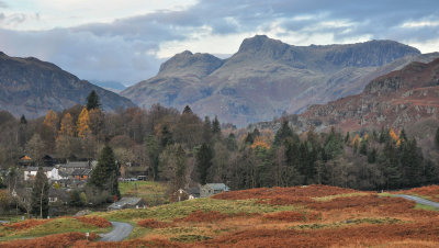 Elterwater and Langdale Pikes