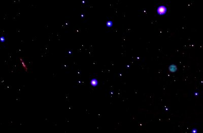 M108 & M97 Owl  12th mag. planetary Nebula 3/4/13  263 sec 