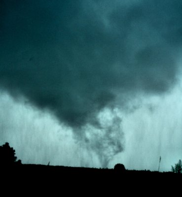 Photo I made of a Small Tornado on the grand  1/2 mile from the house