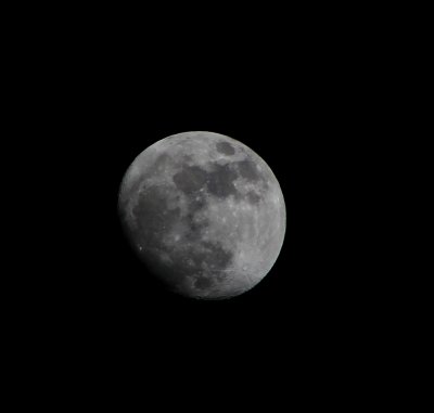 Moon, First picture With New Rebel T5i 700D, Not Been Edited