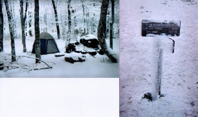 Older Pictures of my last winter Caping Trip, At Mt Roger Va.