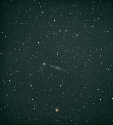Comet C2013 X1 PANSTARRS Mag.10.5 & NGC 891 Galaxy.