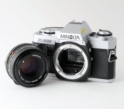 05 Minolta X-300 SLR Camera with 50mm f1.7 MD Lens.jpg