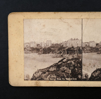 03 Tenby from St. Catherines 1188 Pembrokeshire Wales Stereoview Stereo.jpg