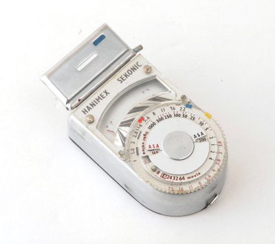 02 Vintage Hanimex Sekonic Analogue Light Meter with Case.jpg