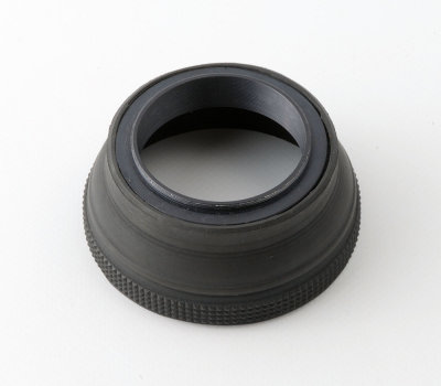 03 Vintage 40.5mm Collapsible Rubber Lens Hood with Pouch.jpg