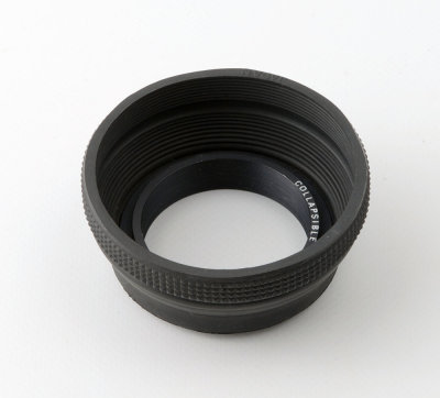 02 Vintage 40.5mm Collapsible Rubber Lens Hood with Pouch.jpg