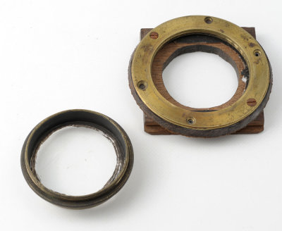 04 Vintage Brass Lens with Lens Board and Cap.jpg