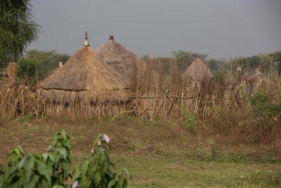 Nuer village