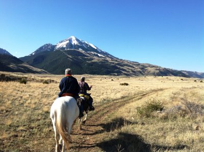 Chico Hot Springs Horseback Ride