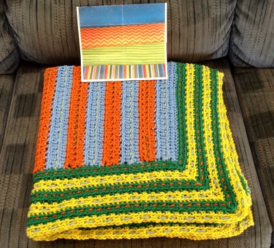 A picture showing the colors of the nursery that I tried to match. baby Caleb Bevil